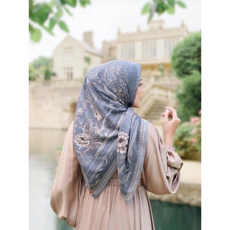 TUDEJUL SCARF DAN MONOGRAM SCARF BY VANILLA HIJAB (READY TIDAK PO)