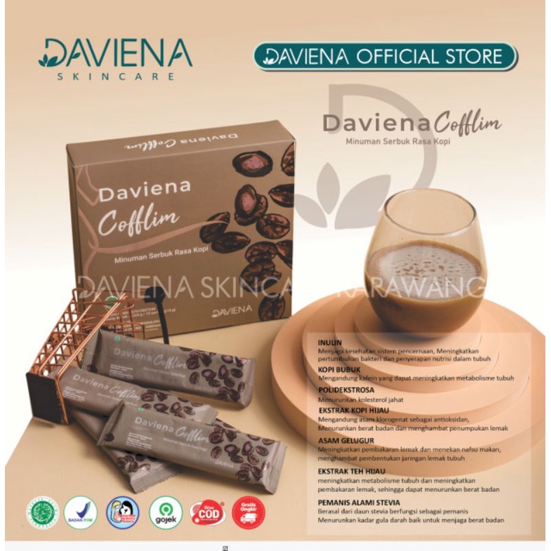 DAVIENA COFFLIM|PELANGSING|DIET|MINUMAN FIBER