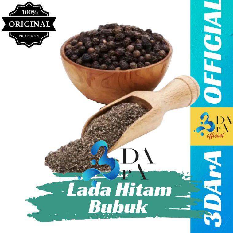 

❥ Lada Hitam Bubuk 1kg - Merica Hitam Bubuk - Black Pepper Powder Premium ㋿