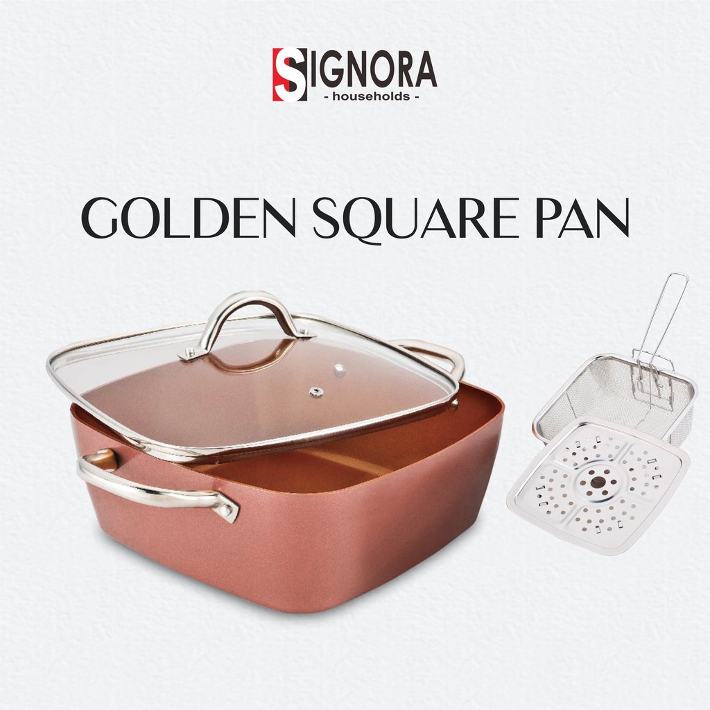 Signora Panci Golden Square Pan Signora Multifuntion / Golder Square Panci Signora