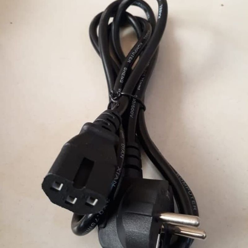 Kabel power komputer/magic com Hitam