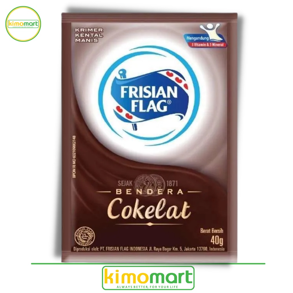 

Kimomart - Susu Kental Manis Coklat Frisian Flag Cap Bendera 40 Gr