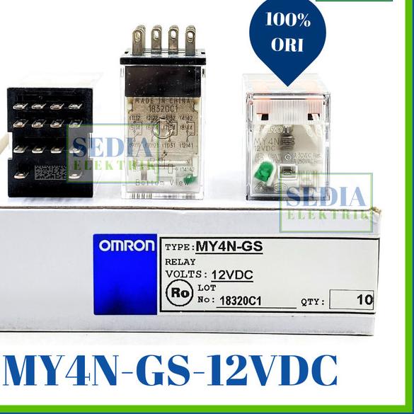 Relay Omron MY4N-GS-12VDC MY4N GS 12VDC