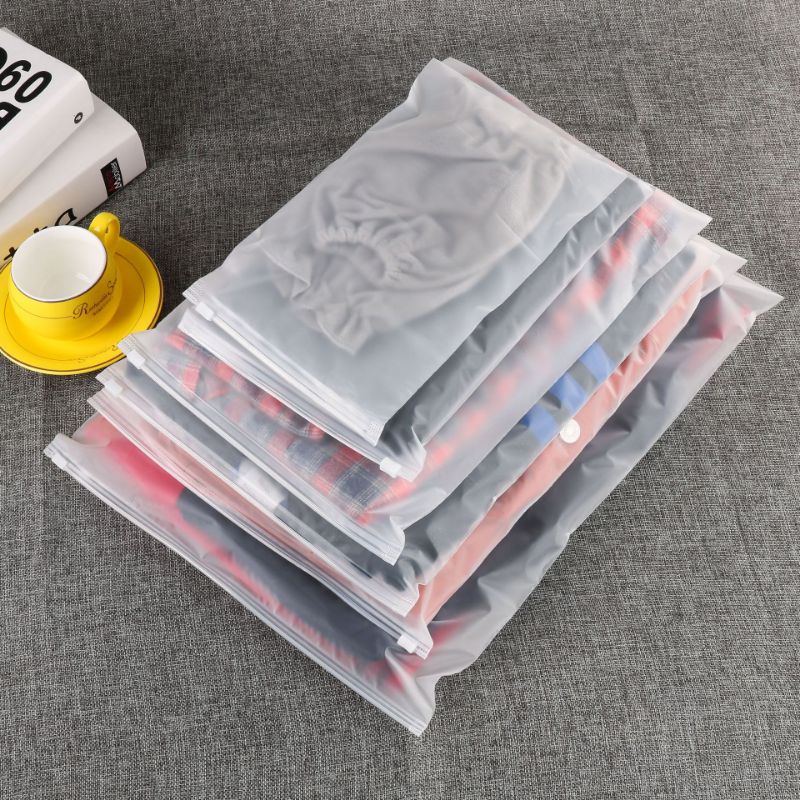 Zipper Bag / Storage Bag / Pouch Baju / Pouch Travel / Pouch Kosmetik / Ziplock Storage Bag Transpar