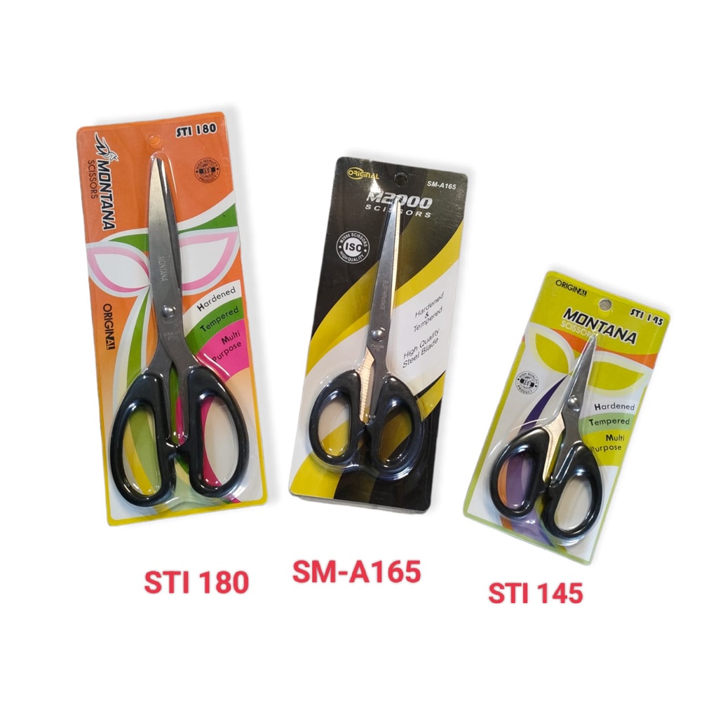 MONTANA / M2000 Scissors / Gunting Montana staineless Kecil Sedang  Besar