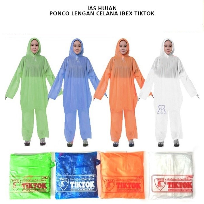 JAS HUJAN PONCO LENGAN CELANA TIKTOK IBEX Poncho CELANA TIK TOK IBEX VIRAL KARET JUMBO ELASTIS   PONCHO TANGAN  CELANA TIKTOK