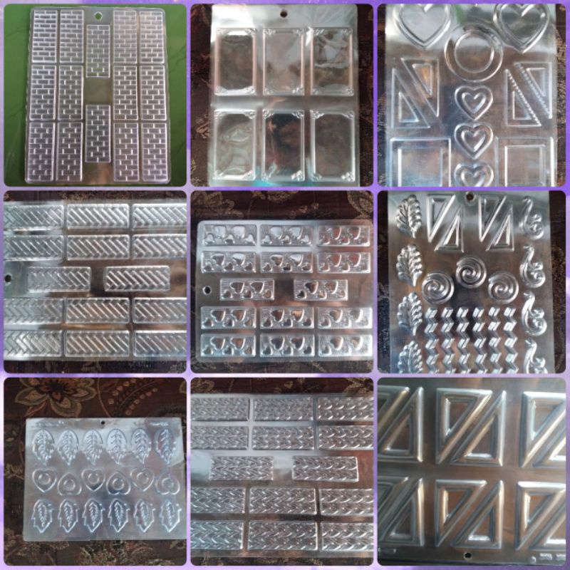 Cetakan Coklat Mika Dekorasi Kue Tart Hiasan Kue Pagar Kue Tart