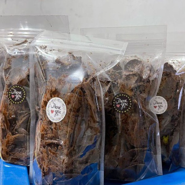 

Keripik pisang coklat lumer