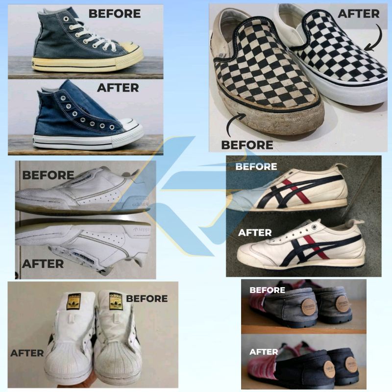 Shoe cleaner sabun pembersih sepatu 100ml dan sikat detailing