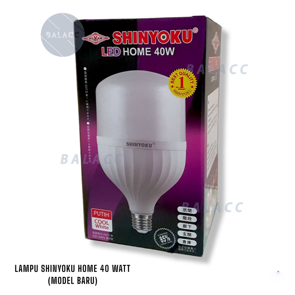 Lampu Led Shinyoku Home 40 Watt Capsule / Lampu Shinyoku 40w / Lampu Bohlam 40 Watt / Lampu Led 40w