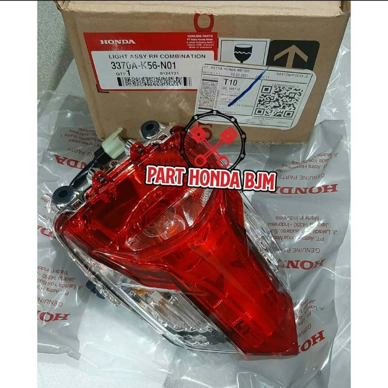 3370A-K56-N01 LAMPU BELAKANG SONIC KACA LAMPU BELAKANG SONIC 150R 3370AK56N01