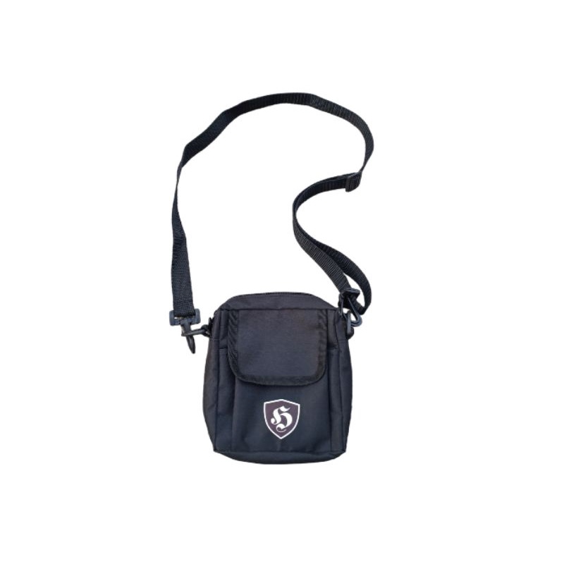 Hooligans Football Tas Selempang Hitam Logo Hooligans #1 (Artikel Baru)