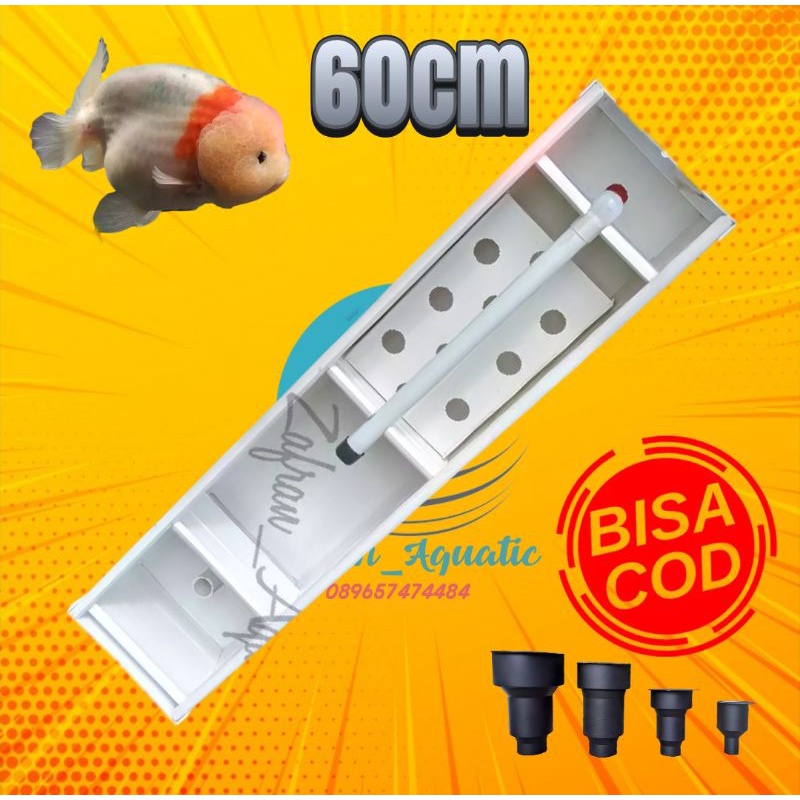 filter talang aquarium 60cm | top filter talang | talang filter aquarium