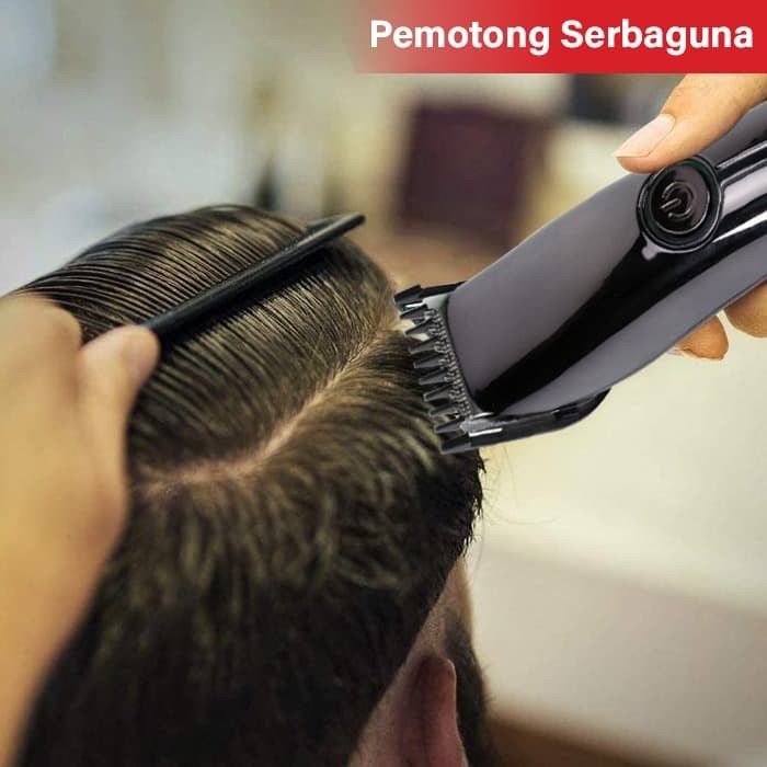 GM Bear Alat Cukur Rambut Profesional 1129-Professional Hair Clipper Black