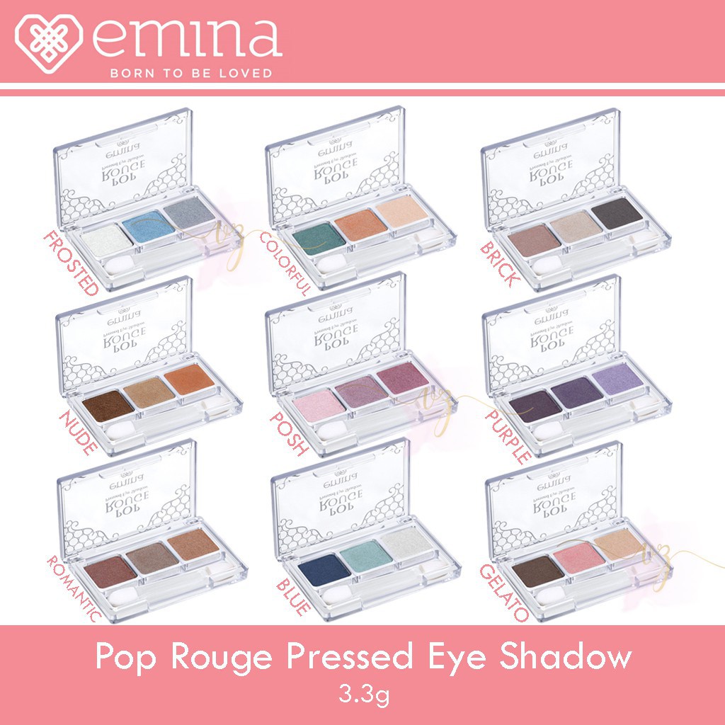 Emina Pop Rouge Pressed Eye Shadow 3.3 gr - Eye Shadow