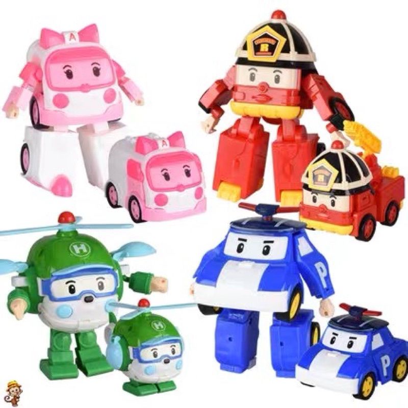 Mainan Robot Poli Helly / Robot Car / Robot Poli