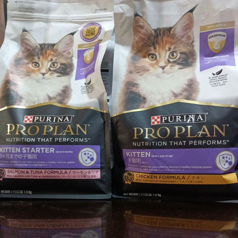 Proplan Kitten Chicken Proplan Kitten Starter Salmon Repack 500 gr