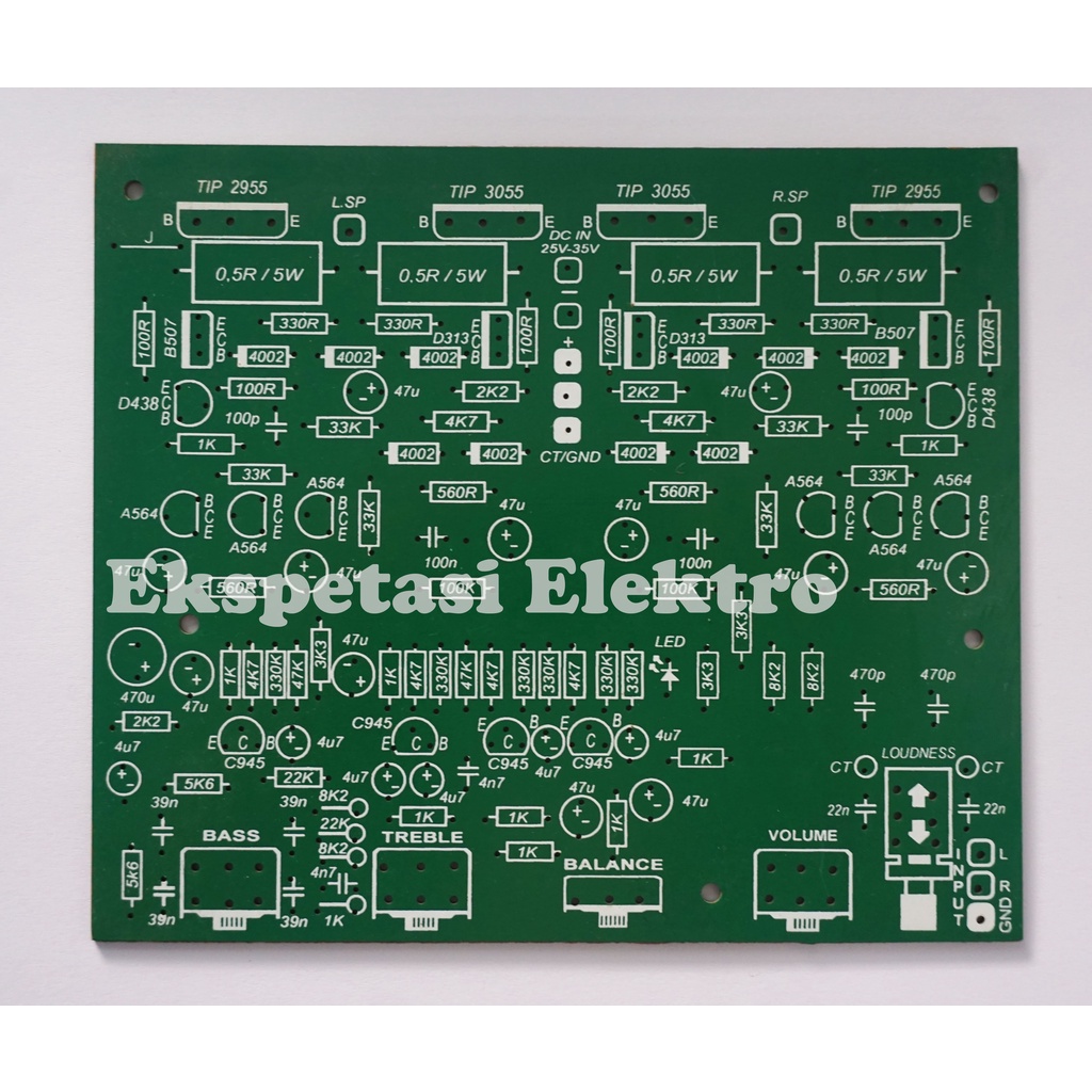 PCB Amplifier OCL Stereo 2x150 WATT