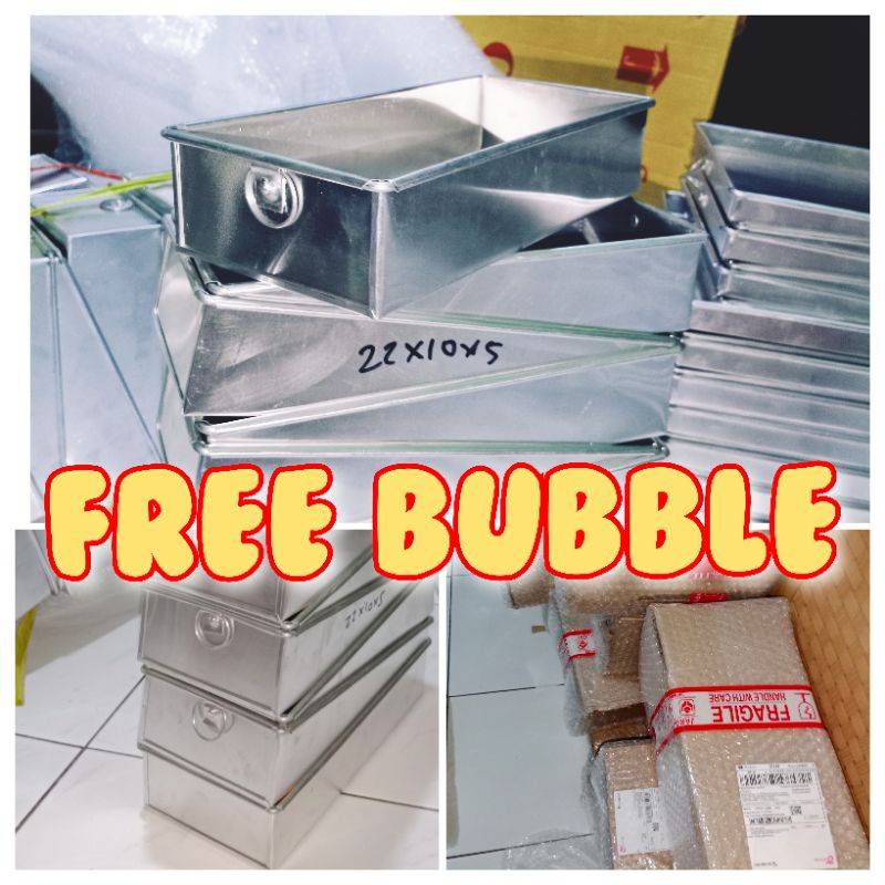 LOYANG TAWAR LOYANG BRONIS TINGGI 5 HARGA TERJANGKAU BERKUALITAS 15x10x5 22X10X5 20X10X5 25X10X5 30X10X5 ALUMINIUM ASLI FREE BUBBLE WRAPP