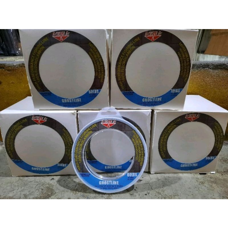 senar pancing leader ghostline aewa,senar leader 50 M