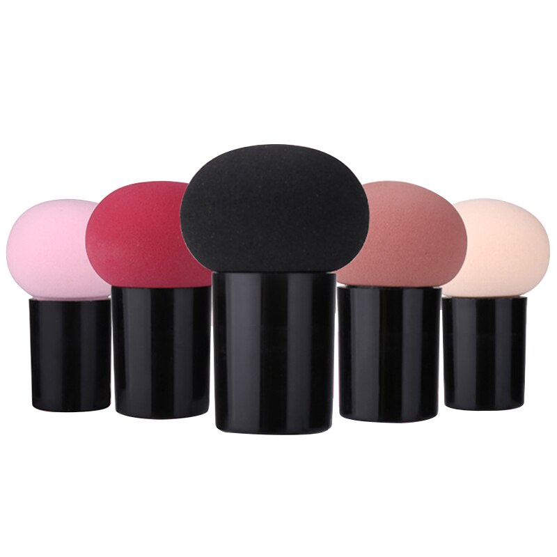 BIMBIM Spons Make Up Jamur Beauty Blender Bulat Gagang Makeup Tools Mushroom Blend Sponge Handle Murah Import