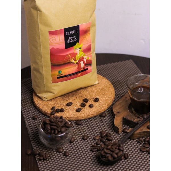 

Dr.Koffie Kopi Espresso Robusta 1kg