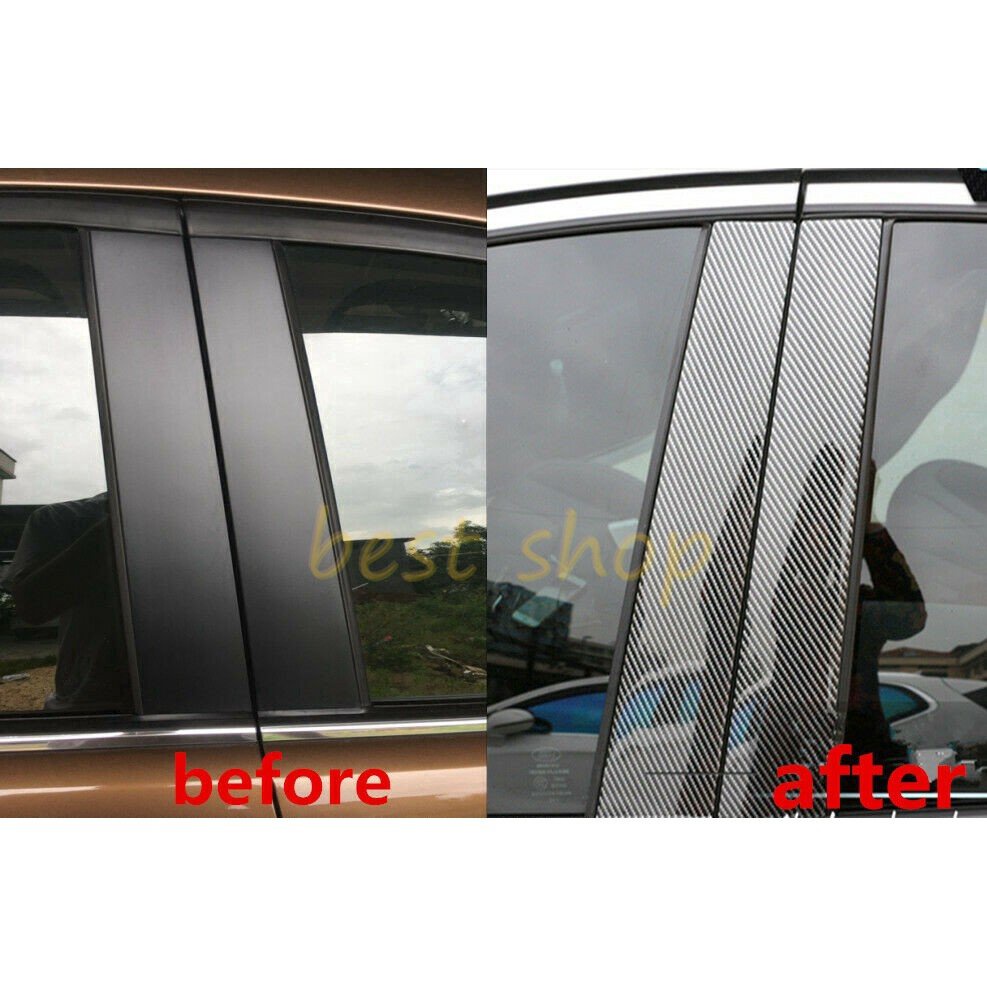 Roll Stiker Vinyl Wrap Carbon Fiber 7D Tahan Air Ukuran 30cm x 152cm / 12inch x 60inch Untuk Mobil