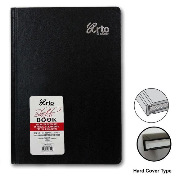 

Arto Sketch Book / Sketsa / Buku Gambar A4 Hard Cover 120 sheets