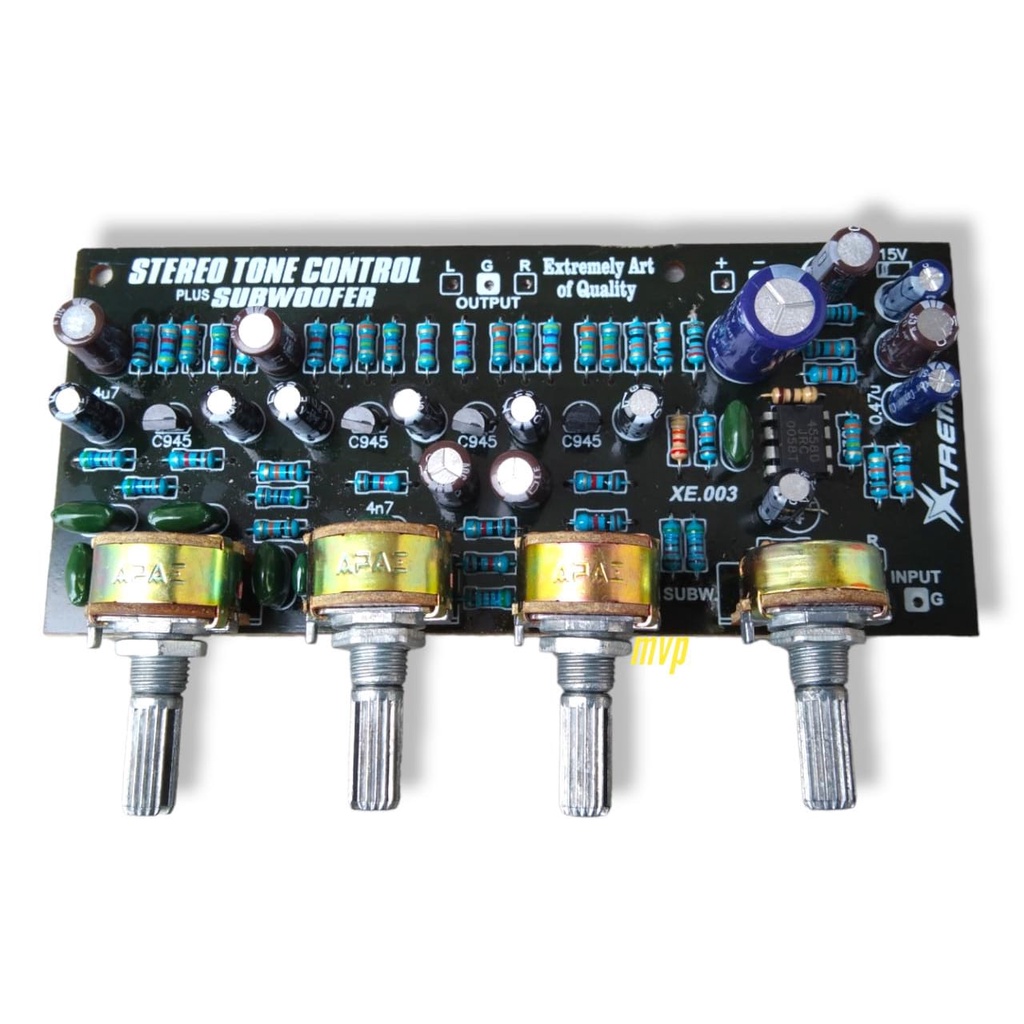 Tone Stereo 4 Potensio Tone 4 pot stereo