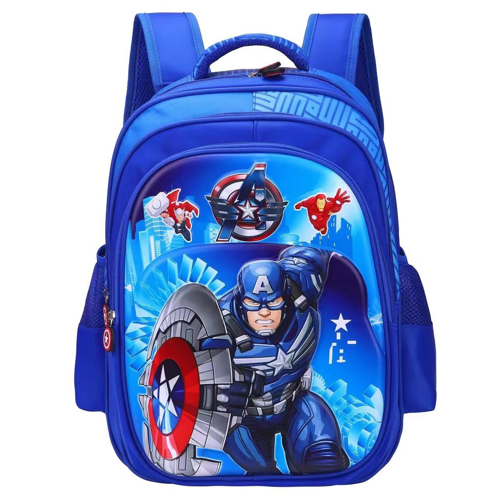 RANSEL SD 16&quot; TAS ANAK SEKOLAH BARU LAKI LAKI JAGOAN 3RESLETING TIMBUL EMBOS IMPORT ( HPP HAPPY Besti SD 16inch )