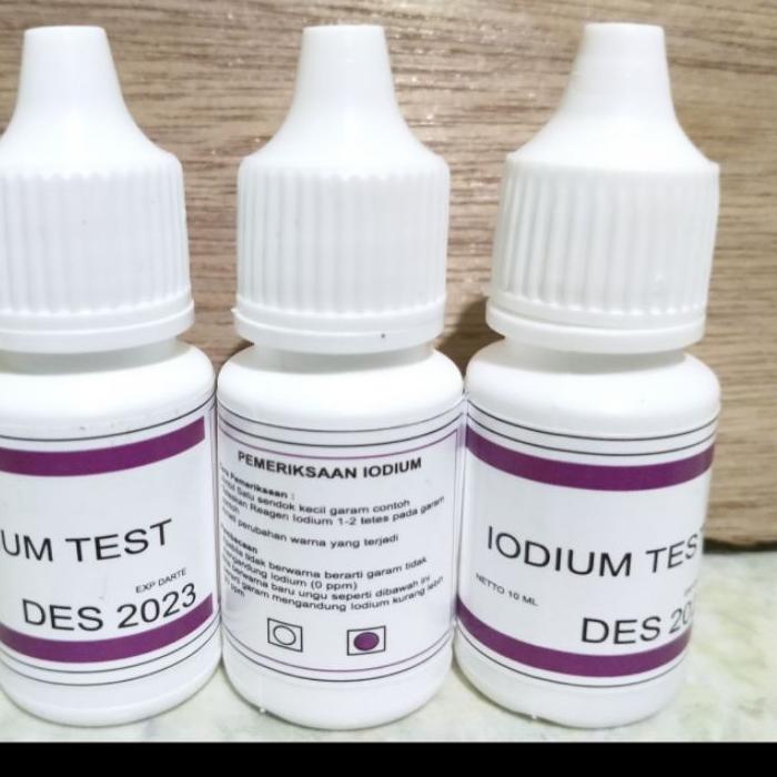 ☍☌✵❂ Test Kit Yodium - Iodium test 10ml Terlaku.