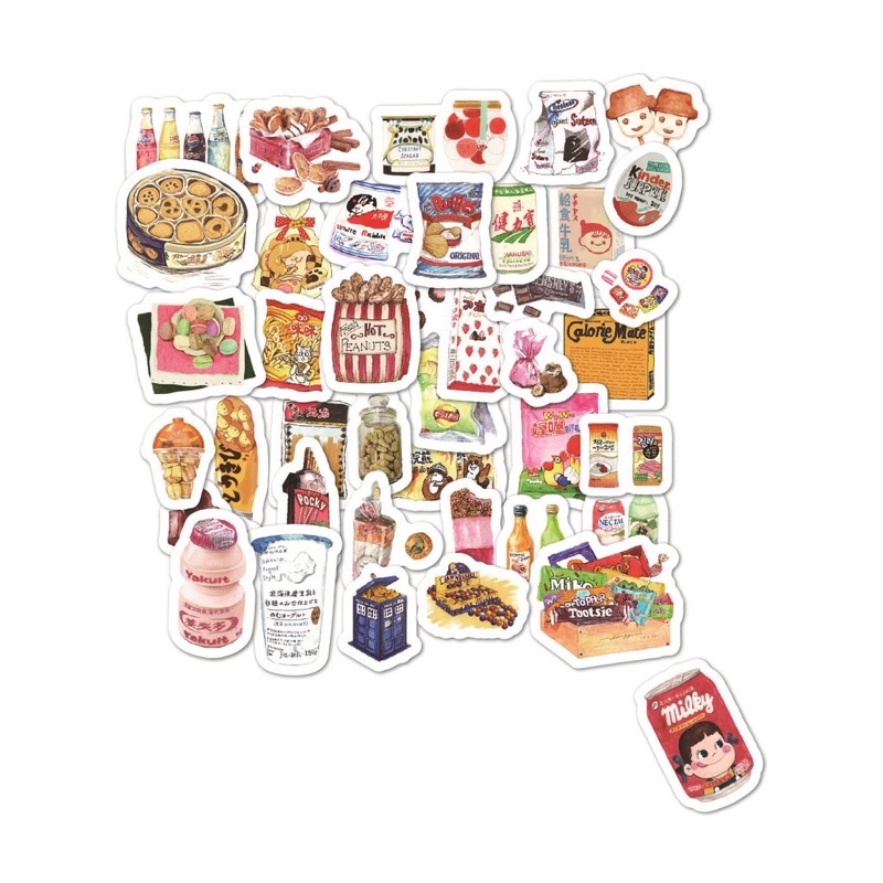 

sticker journal/sticker scrapbook/sticker diary/sticker decorative/sticker hiasan 40pcs