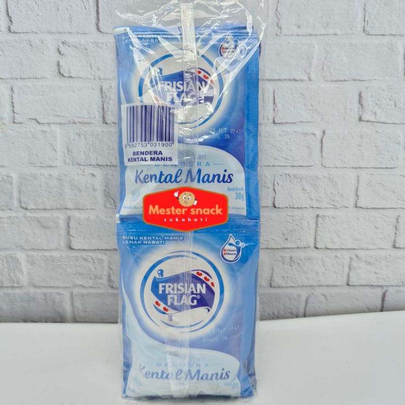 Susu Kental Manis Bendera Renceng (1 pack isi 6 pcs)