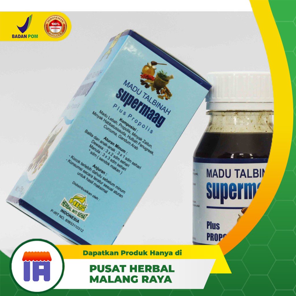 

MADU SUPERMAAG TALBINAH MADU MAAG PENCERNAAN DAN ASAM LAMBUNG 350GR MADU GERD I OBAT SAKIT MAGH Angguan Pencernaan Asam Lambung Liver Asli Original Supermagh Super Magh Super Mag Supermag Isi 375 gram