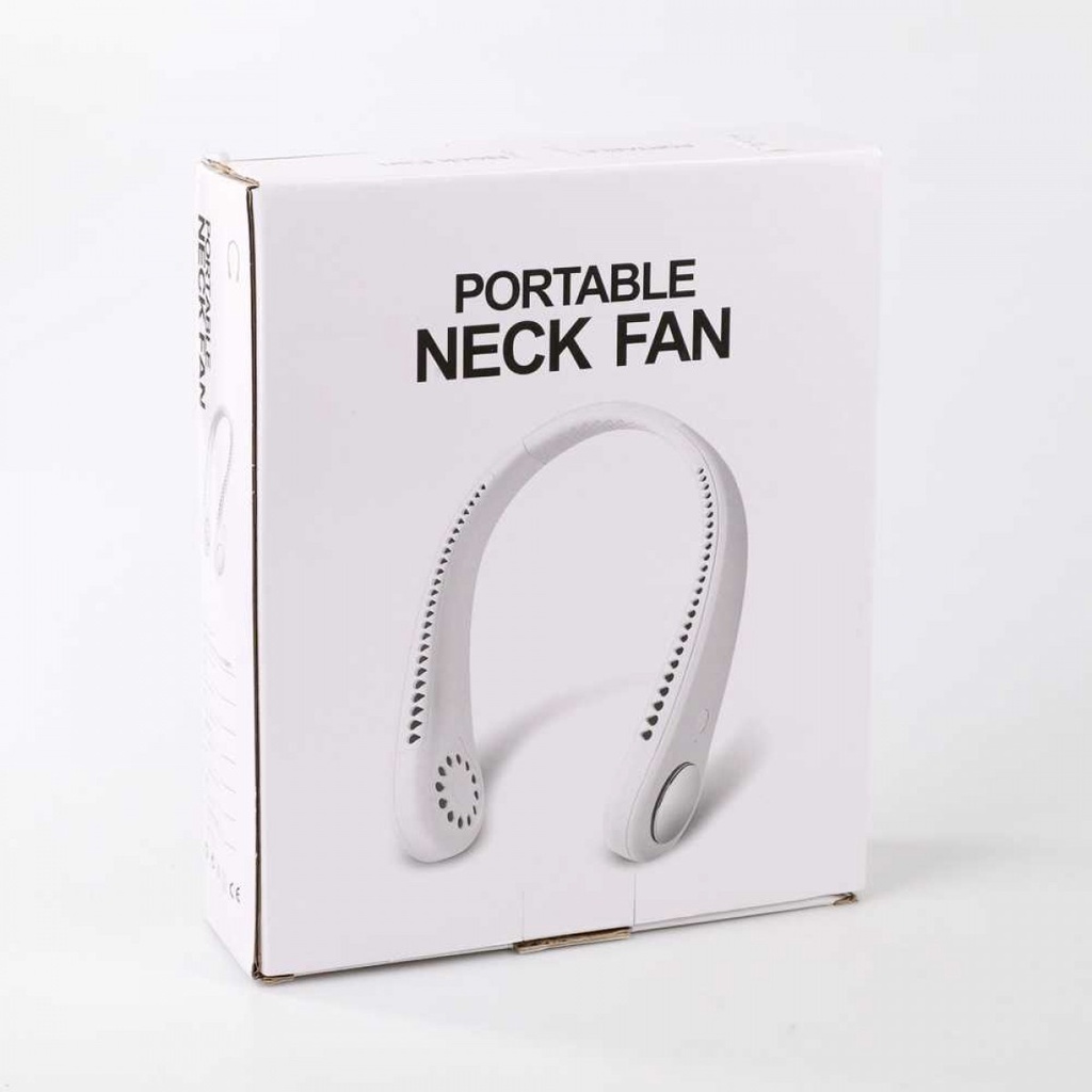 Kipas Angin Leher Portable Sports Leafless Neck Fan USB Rechargeable M8