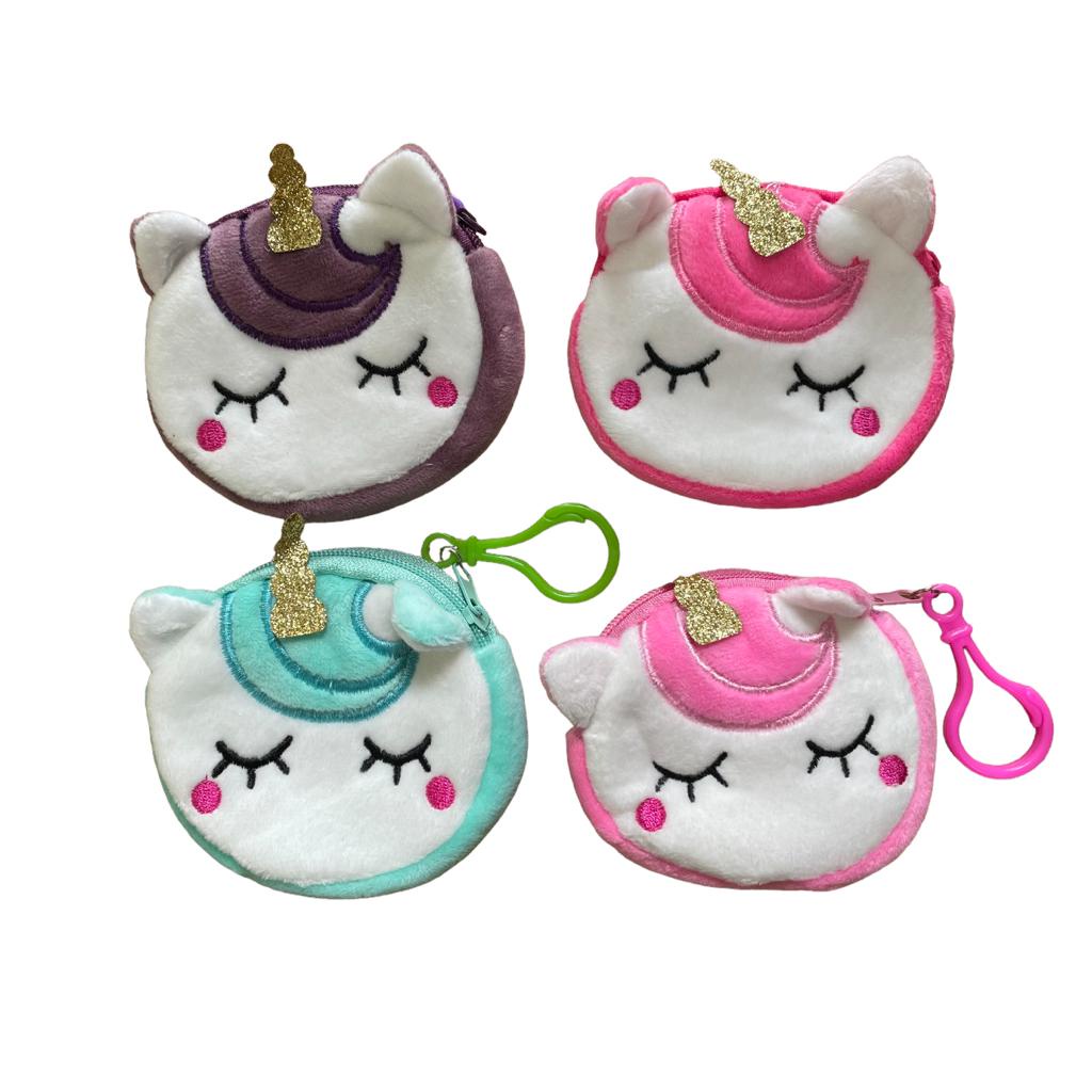 DOMPET KOIN EARBUD EAR PHONE KARAKTER UNICORN BONEKA