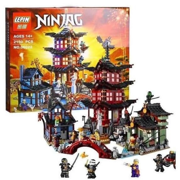 Lepin 06022 Temple of Airjitzu Compatible Lego 70751