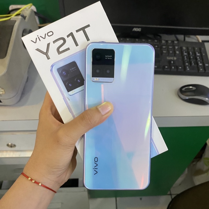 Vivo Y21T 6/128gb second bekas pakai normal fullset original resmi