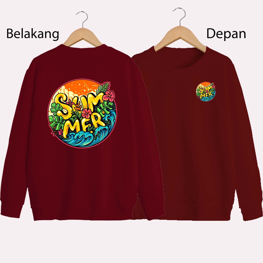 SWEATER UNISEX DB SUMMER PRIA DAN WANITA  SWEATER JUMBO