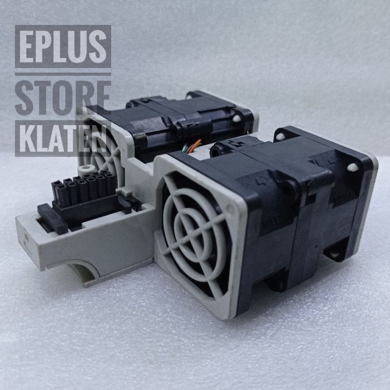 Kipas 4cm 12V 1.32A Nidec doubel fan isi 4 lengkap dengan casing KP183