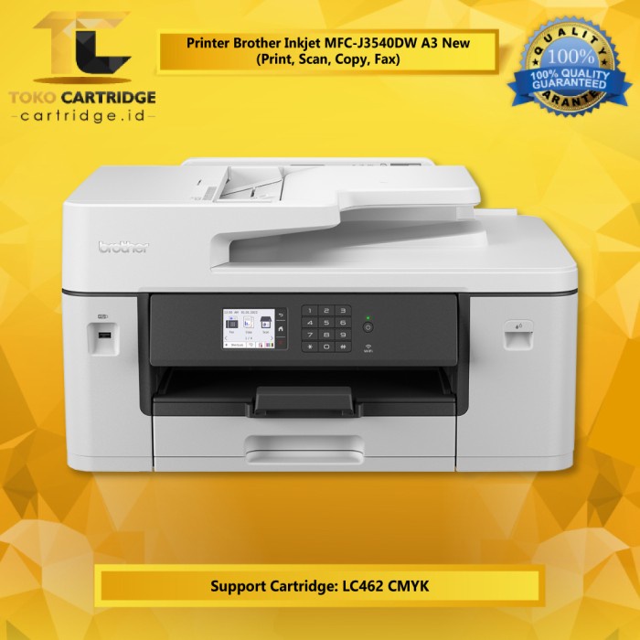 Printer Brothr MFC J3540DW All in one A3 Duplex Pengganti seri J3530 Cartidge LC462 CMYK