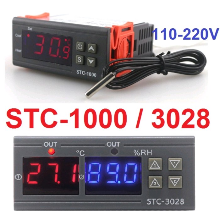 Thermostat STC-3028 STC-1000 Thermostat Digital Pengatur Suhu
