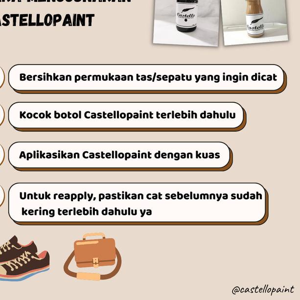 Cat Khusus Sepatu dan Tas Bahan Kulit dan Canvas Putih Murah - Putih