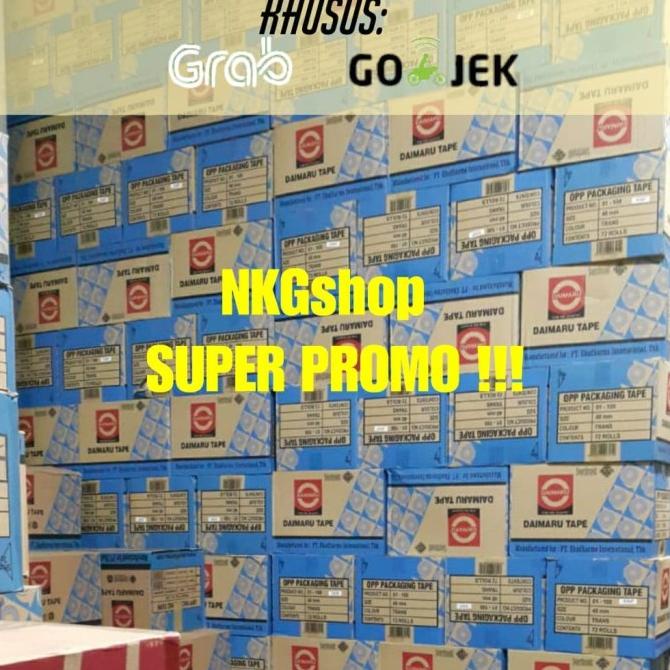 

SUPER PROMO !! Lakban Daimaru 2" 48mm x 90yard (1dus = 72roll)