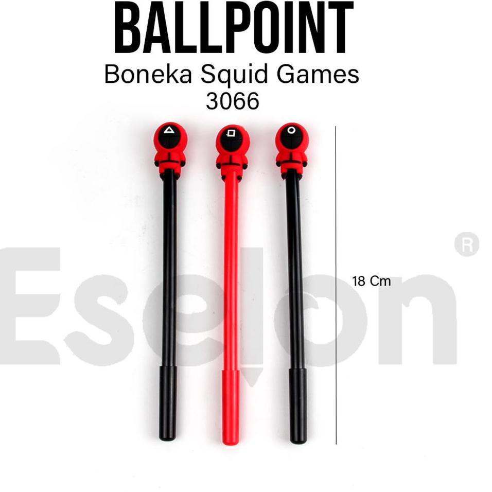 

ㄼ 12pcs Pulpen Gel Squid Game 3066 / 1pack Pulpen Fancy ヨ