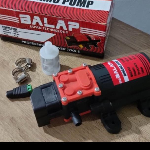 Pompa Pendorong Shower Otomatis DC 12 Volt + Bonus