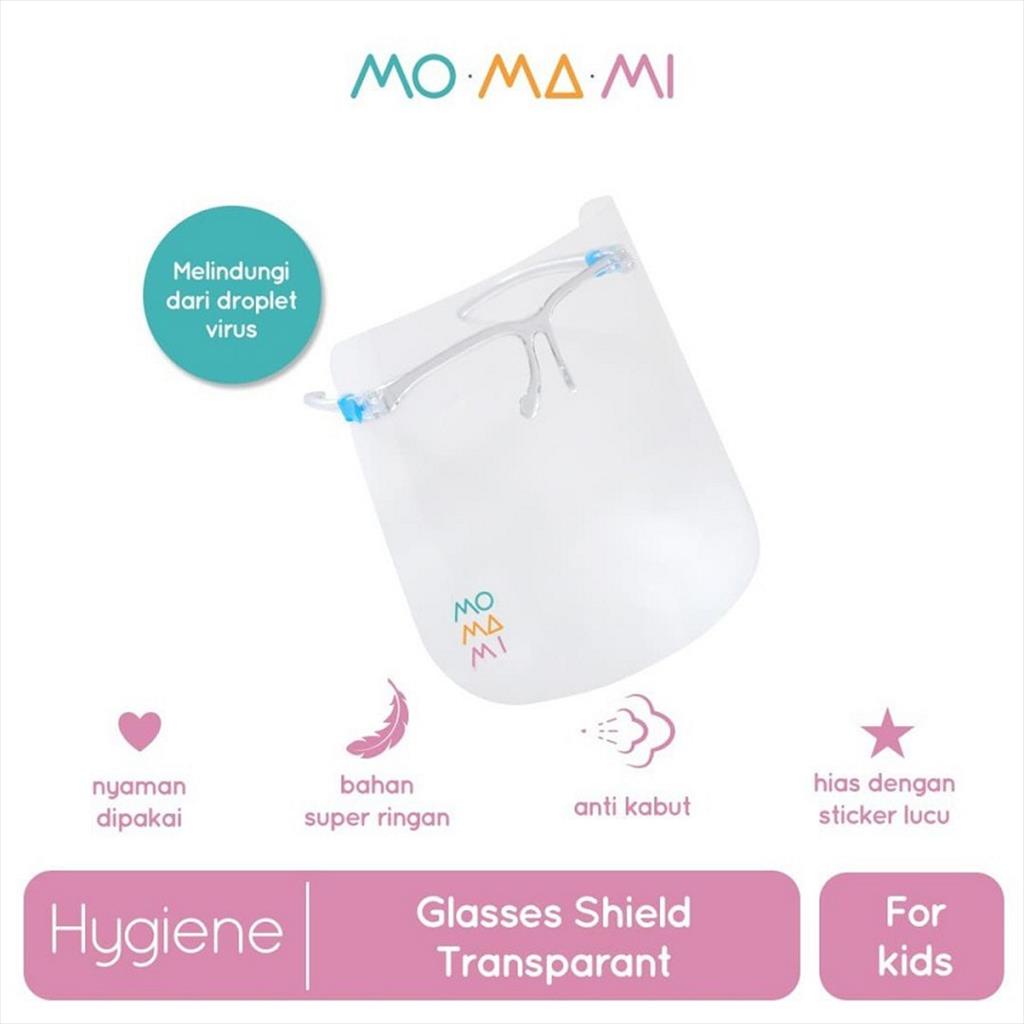 MoMaMi Comfi Face Glasses Shield Sticker FaceShield Clear