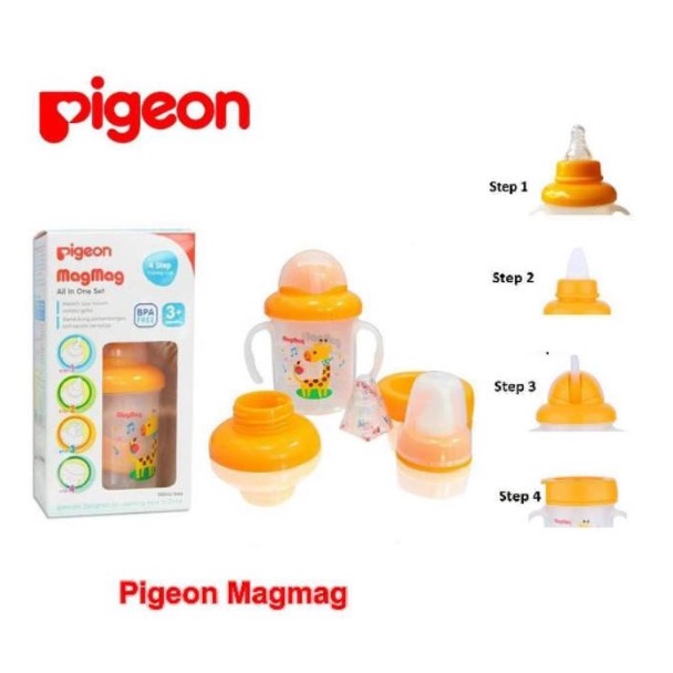PIGEON MAG MAG TRAINING CUP - TEMPAT MINUM BAYI