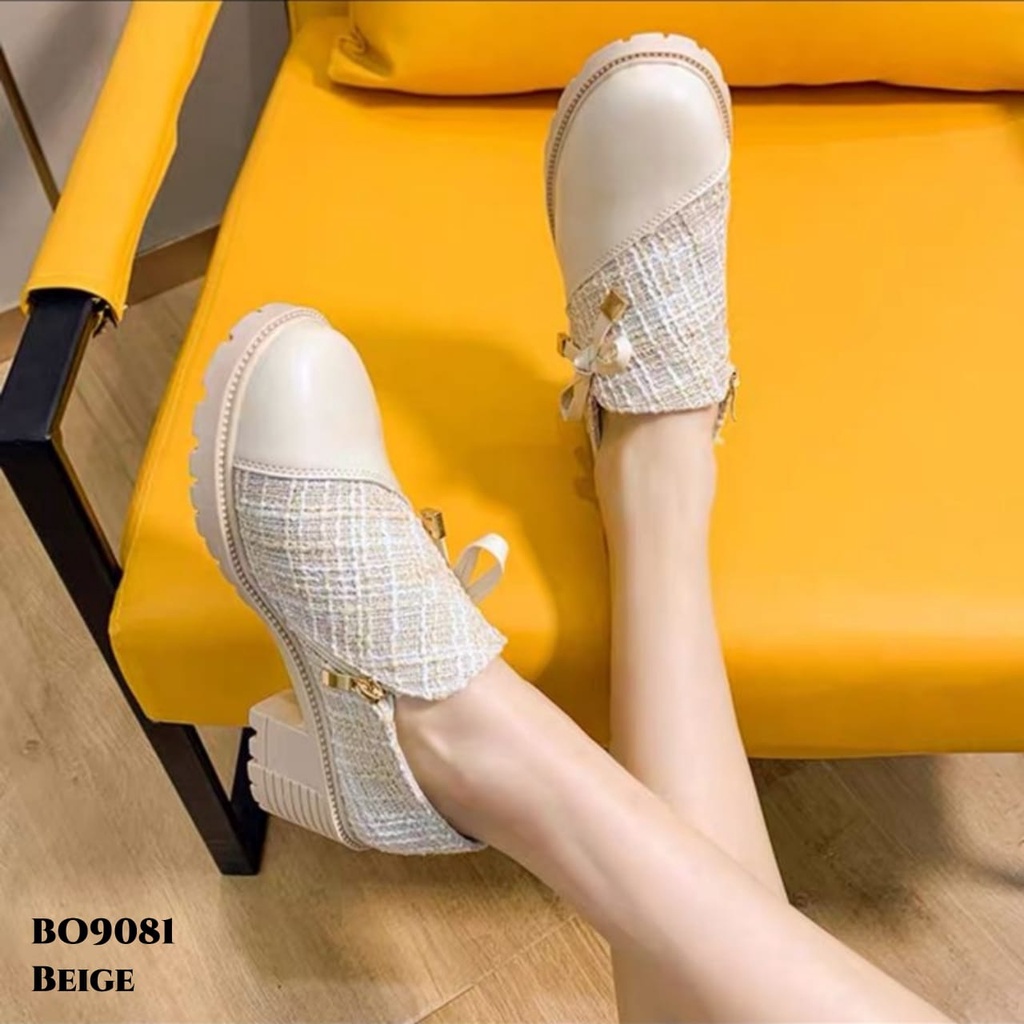 WYN SEPATU BOOTS FLAT KOREA BO9081