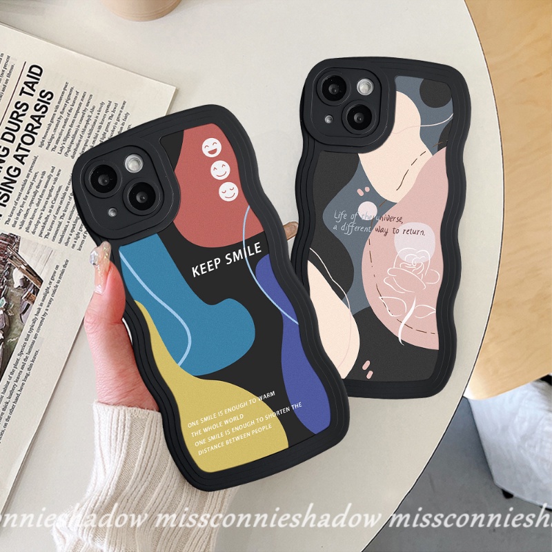 Casing OPPO A57 A17 A77 A96 A12 A55 A16 A95 A54 A15 A74 A5 A9 A16K A1k A77s A15s A53 A3s A52 A76 A12E A7 A5s 7 62 Motif Bunga